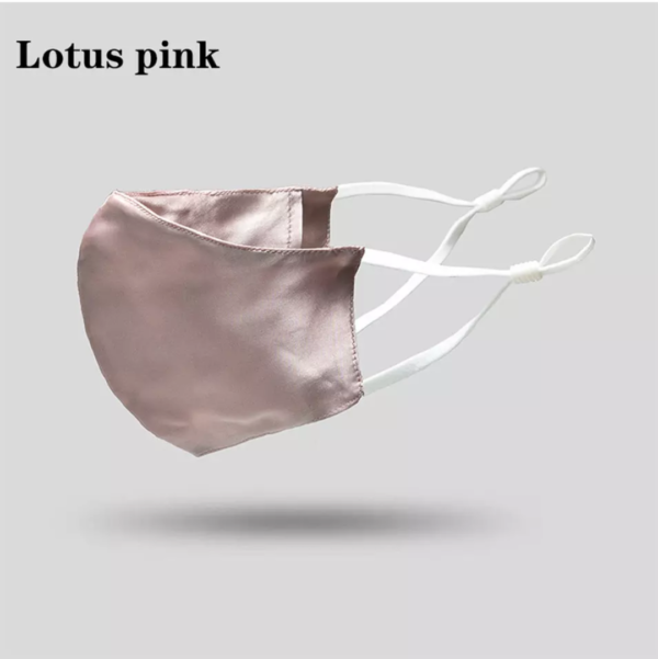 Seidenmasken mit Filter lotus pink