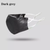 Seidenmasken mit Filter dark grey