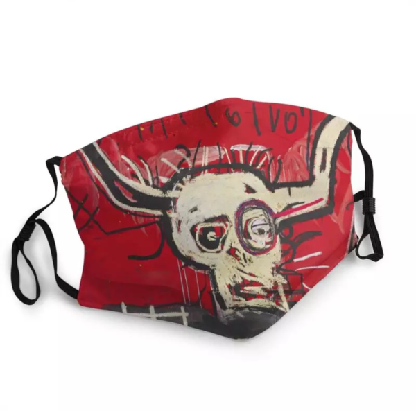 Stoffmasken "The Cabra Basquiat Bull"