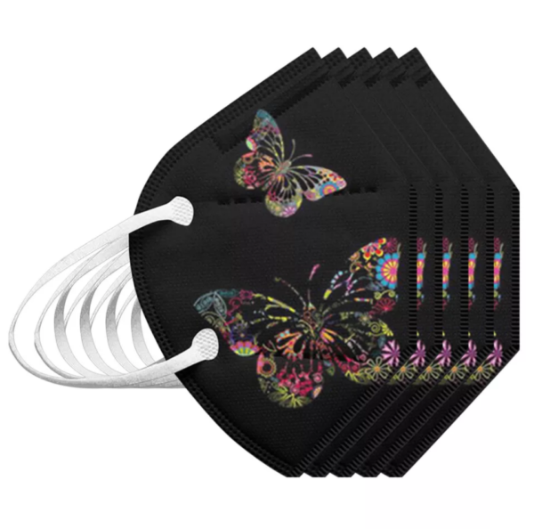 Einwegmasken FFP2  "Butterflies Nightlife"