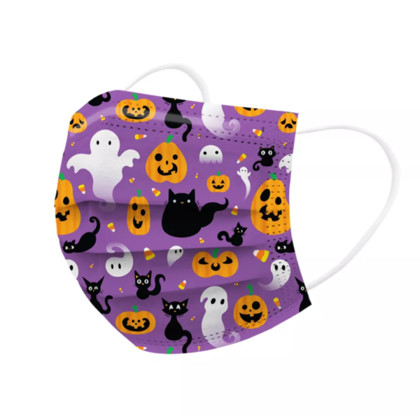 Einwegmasken "violet halloween"